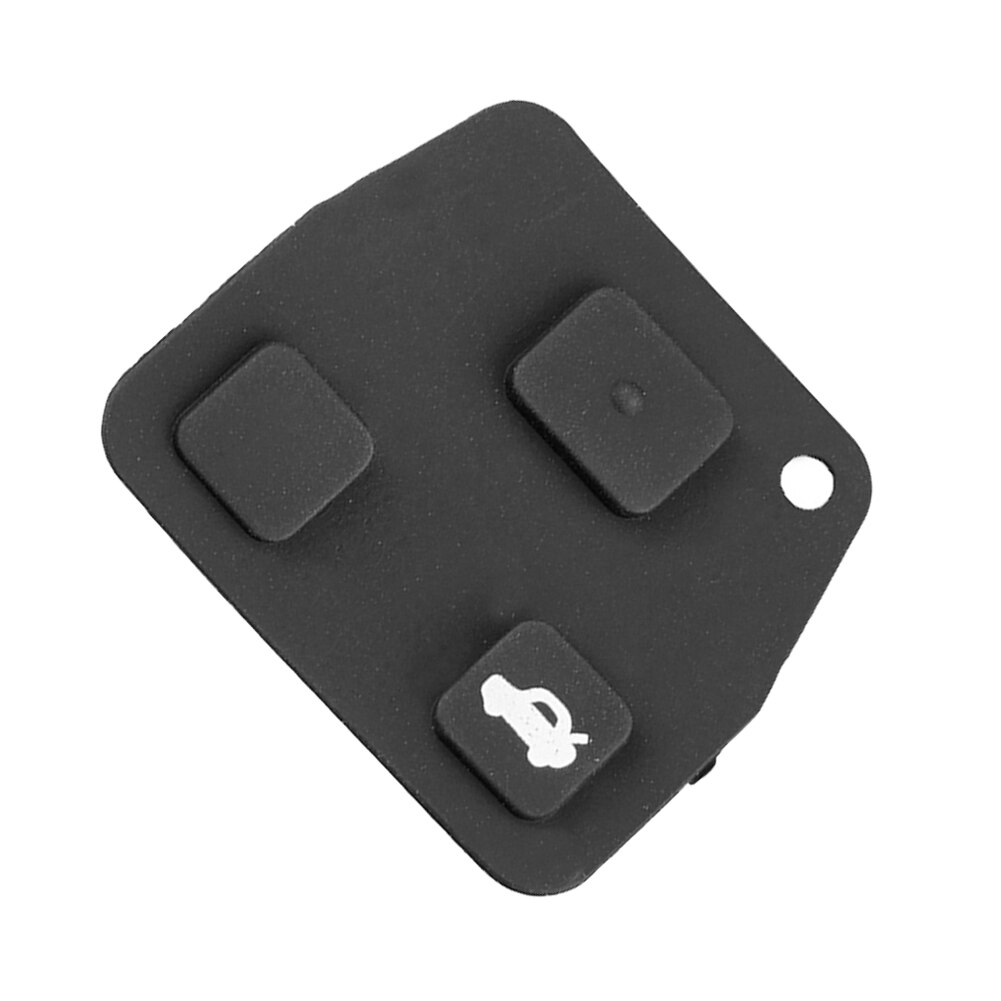Rubber Button Pad Lightness Portability No Space Occupy for TOYOTA Corolla Avensis RAV4 Lexus Remote Car Key Shell