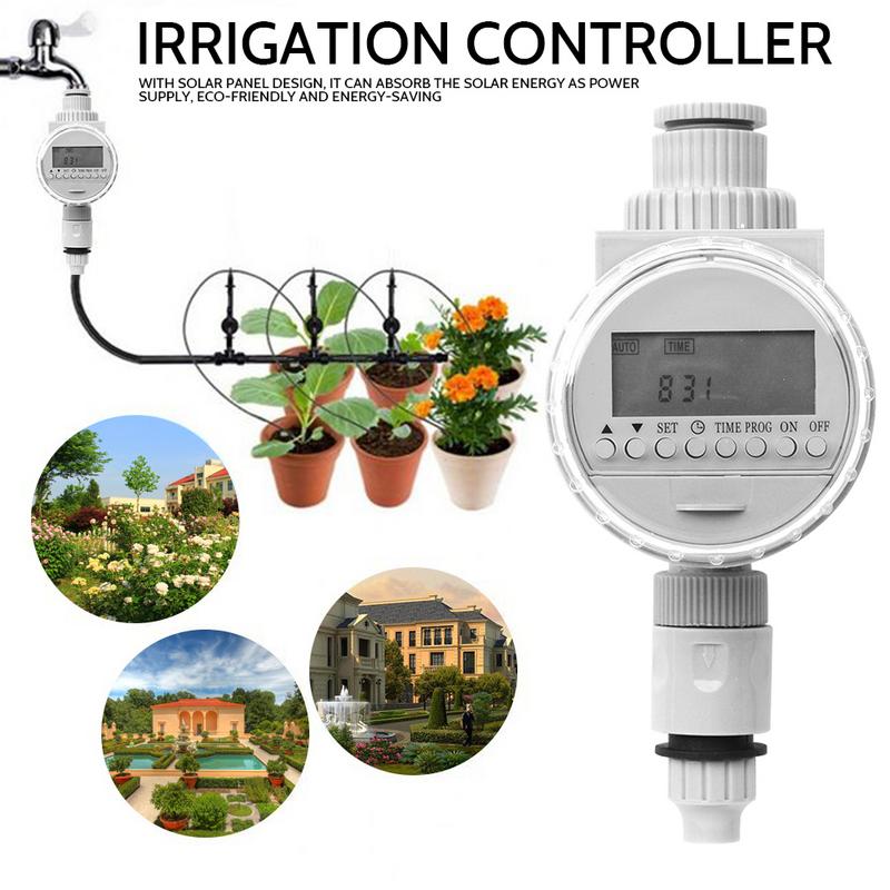 Automatic Electronic LCD Display Home Ball Valve Water Timer Garden Watering Timer Irrigation Controller System