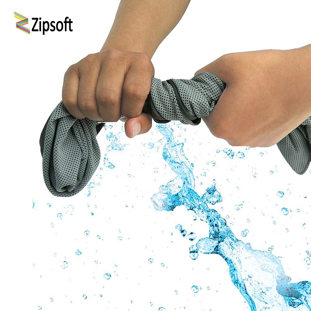 Zipsoft Ijs Handdoek Instant Blijvende Jogging Gym Outdoor Sport Wandelen Camping Blijvende Cooling Handdoeken Relief Herbruikbare