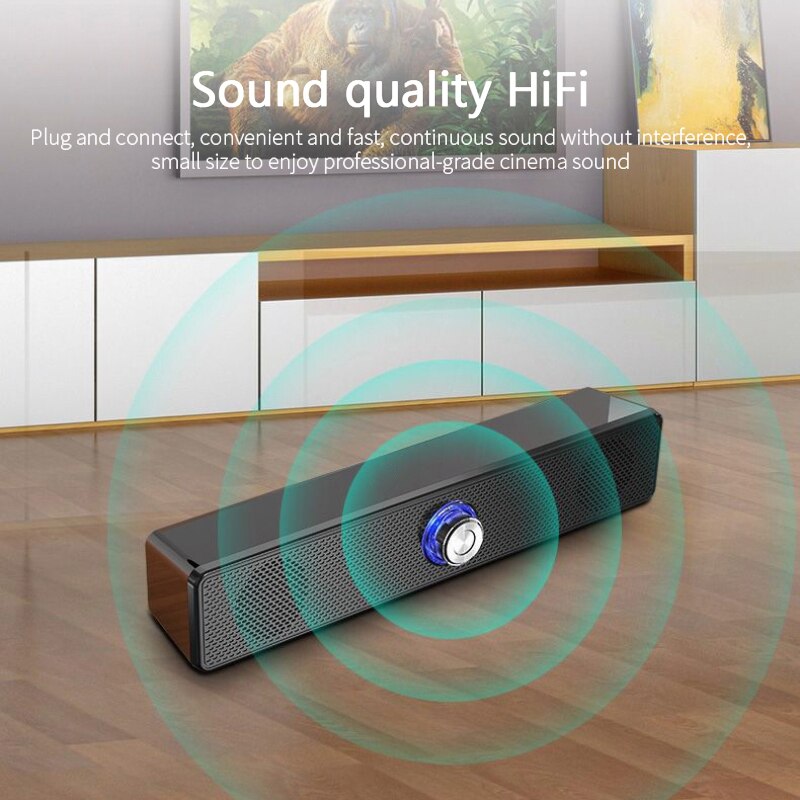 Usb Bluetooth Speaker Bedrade Luidspreker Draadloze Speaker Bass Stereo Subwoofer