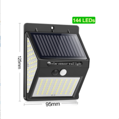 zonnelamp buitendecoratie licht IP65 waterdicht zonlicht aangedreven spotlight met bewegingssensor zonne-LED-licht buiten: Zonnig Geel