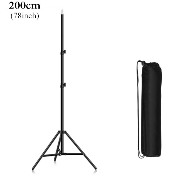 50/160/200CM Photography Studio Adjustable Light Stand Photo Tripod With 1/4 Screw Head For Flash Umbrellas Reflector Lighting