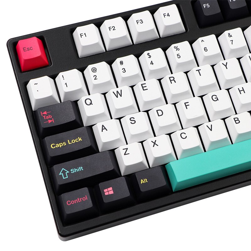 GMK Future Funk Keycaps Dye Subbed Cherry Profile US/Korean/Japanese 1.75U 2U Shift For GK61 64 84 87 98 104 MX Switches Keycap