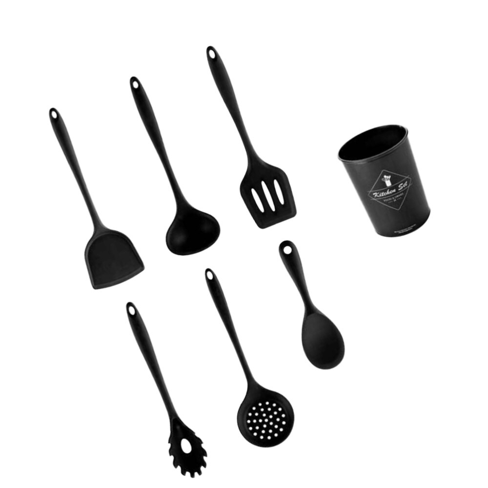 1 ensemble/6 pièces ustensiles de cuisine en Silicone ustensiles de cuisine durables fournitures