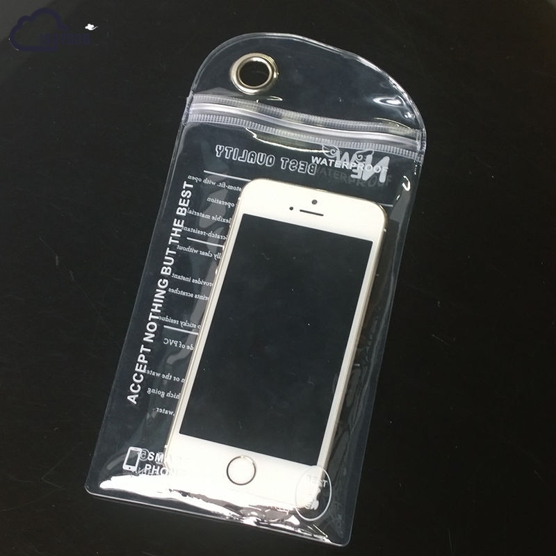 3 st vattentät väska fodral täcka strandpåse för telefon pvc transparent fodral