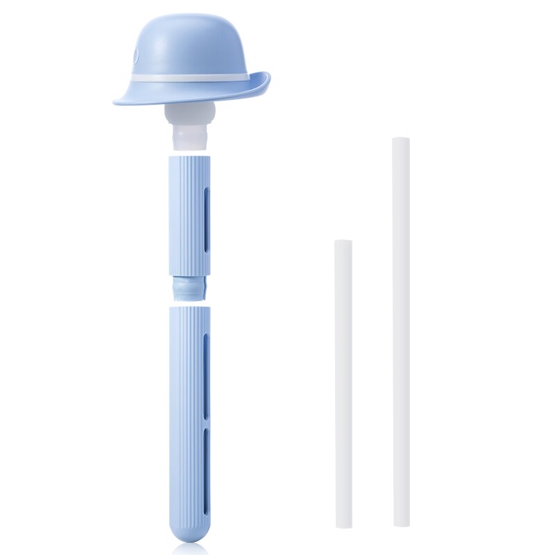 Hat Humidifier Mini Ultrasonic Humidifiers Led Night Light Aroma Essential Oil Diffuser USB Fogger Car Air freshener: Blue