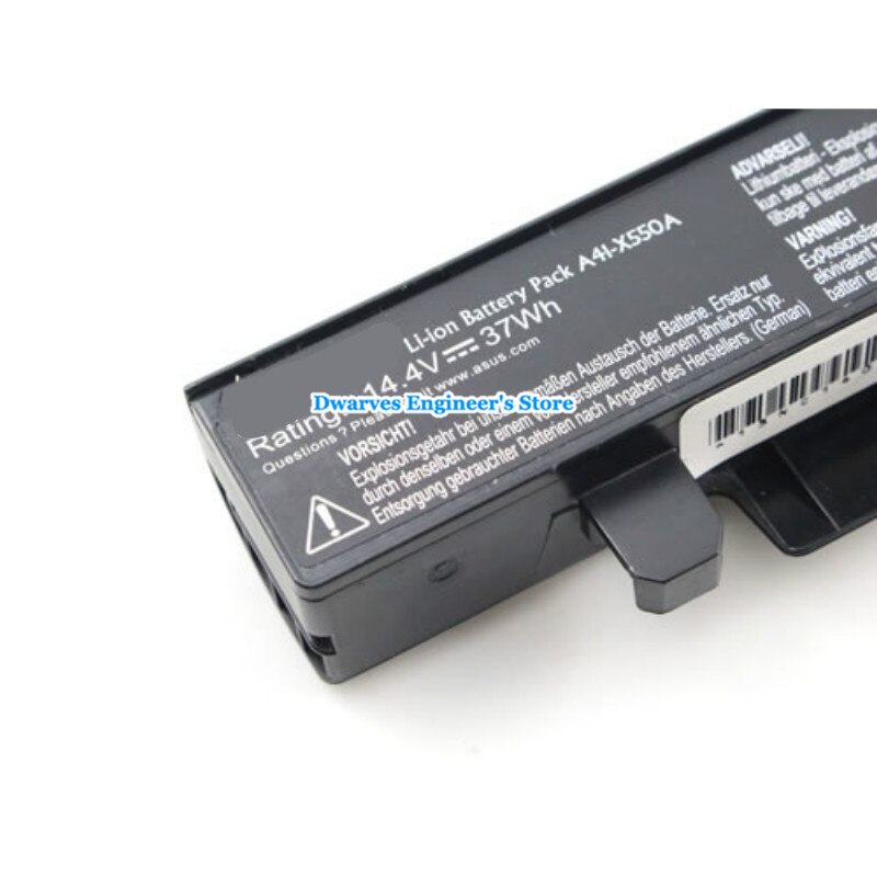 14.4V A41X550A Original A41-X550A Battery For ASUS X550C X550B X550V X550D X450C X450 X452 Y581CA R510L Laptop Battery 37WH