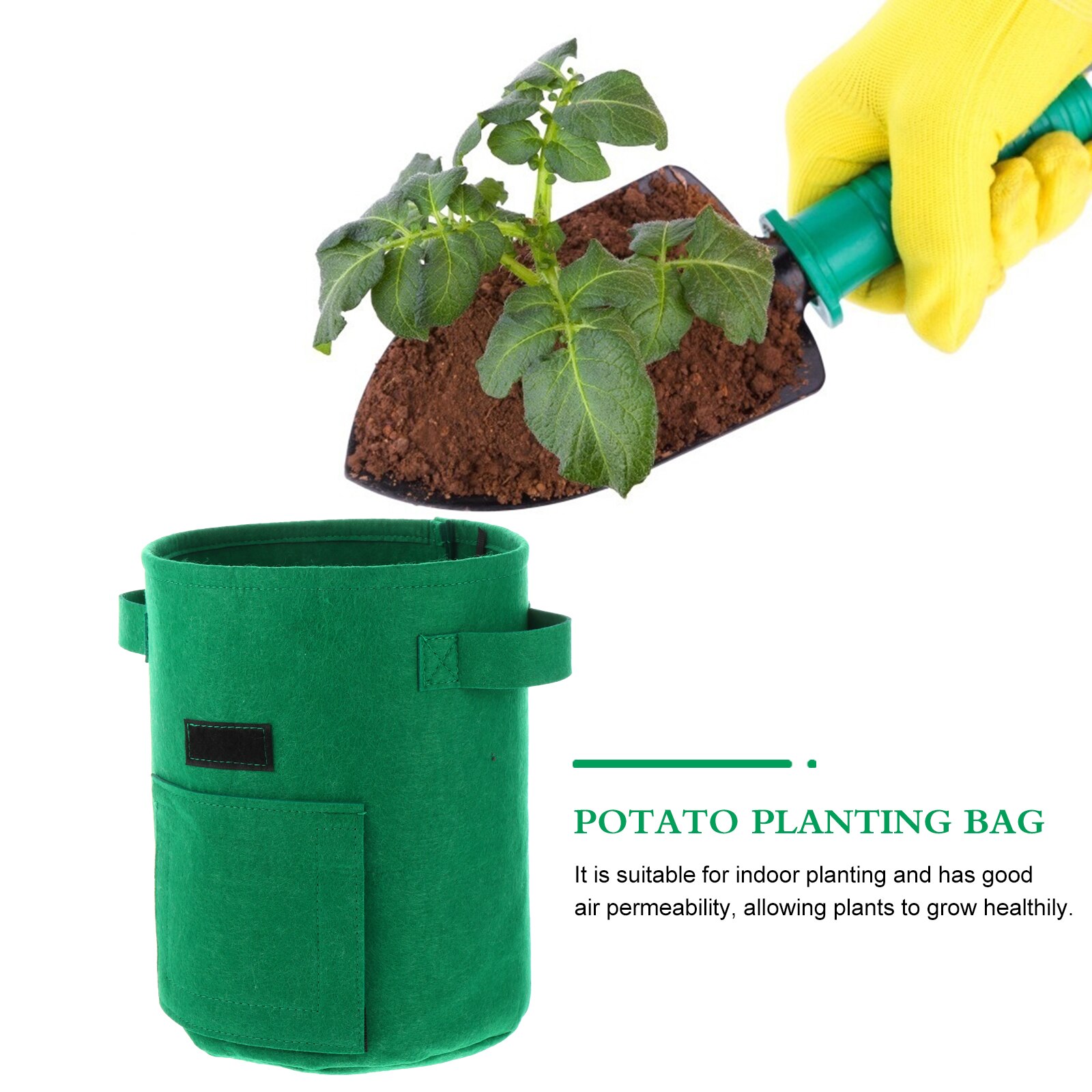 2 Pcs Potato Grow Bags Practical Plant Growing Bags Potato Planting Bags
