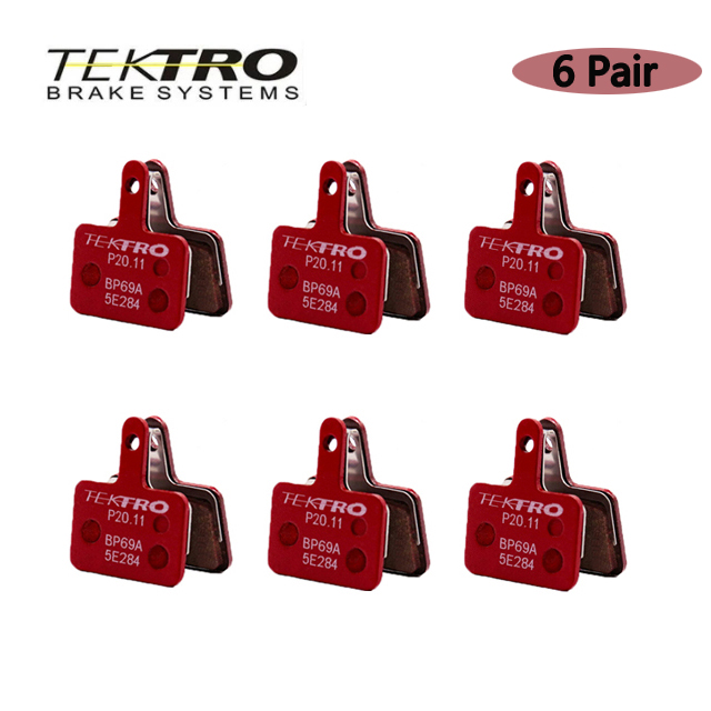 Tektro P20.11 Mtb Fiets Schijfrem Pad Metalen Keramische Pad Voor Shimano M7100 M8100 M9100 M987 M985 M785 M675 M615 m447 M395 M375: 6 pair in bulk