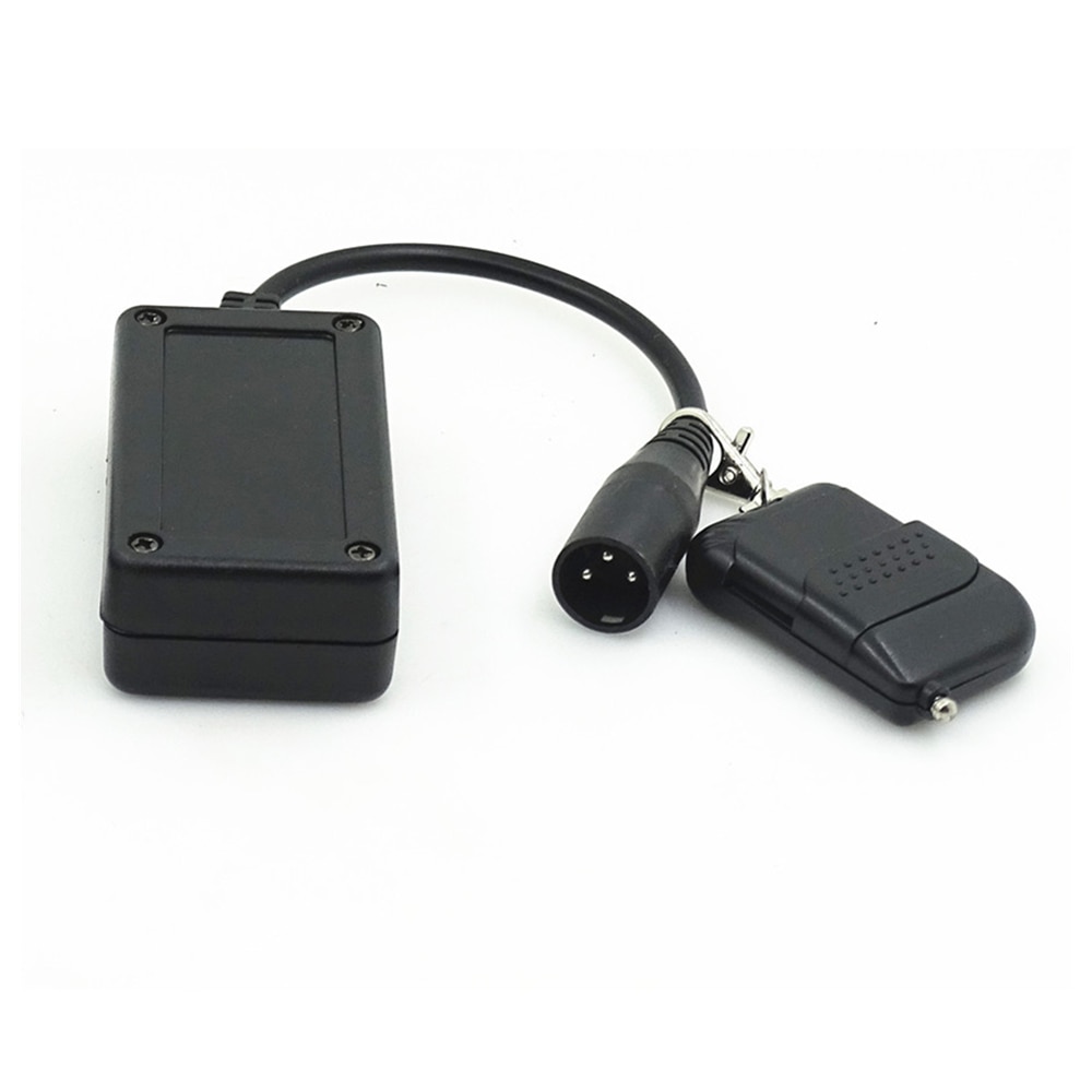 Draagbare rookmachine met 3 pinnen, draadloze xlr-ontvanger, afstandsbediening voor kerst, dj, feest, show, podium, rookmachinecontroller