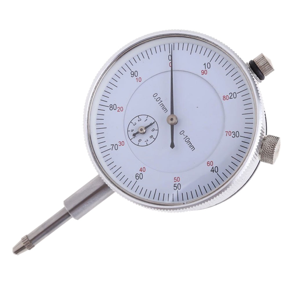 Dial Indicator Gauge 0-10mm Meter Precise 0.01 Resolution Concentricity Test