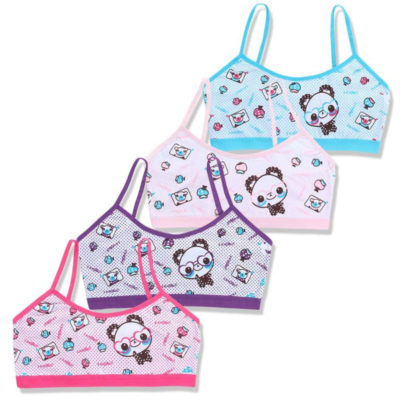 Sanetta Meisjes Soft Cup Grijs gevormde beha, lichtgrijs, gemêleerd, 65A
