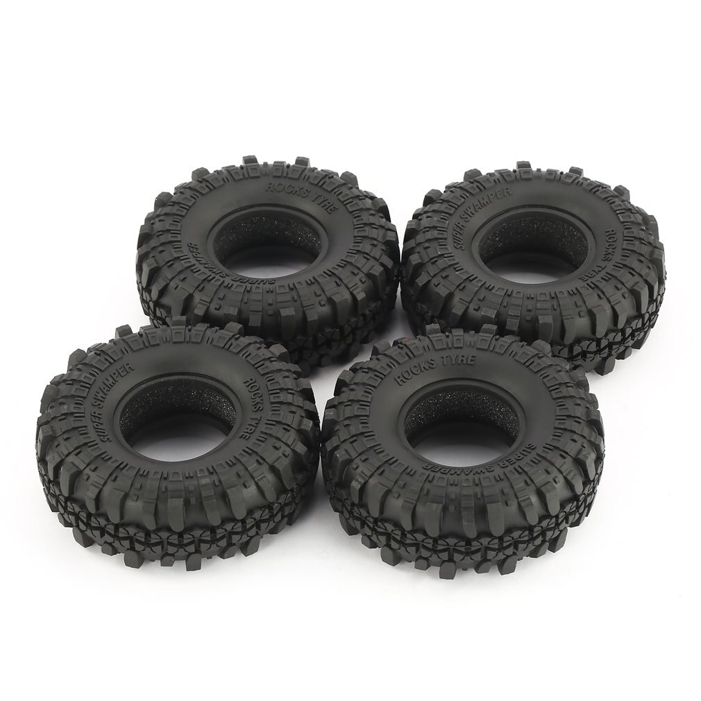 4PCS 110mm 11,9 Zoll Gummi Felsen Reifen/Rad RC Auto Reifen für 1/10 RC Rock Crawler Axial SCX10 D90 AXIAL RC4WD AUSTAR AX-4020