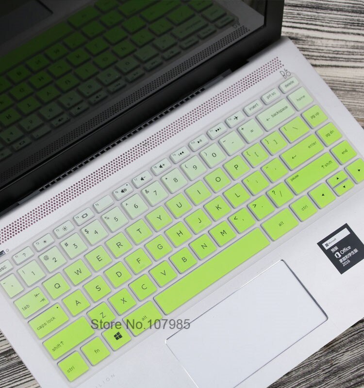 2017 nowy 14 cal Laptop klawiatura pokrywa Protector dla HP pavilion X360 14-BAxxxx / X360 14-BFxxxx serii Notebook skóry: Gradualgreen