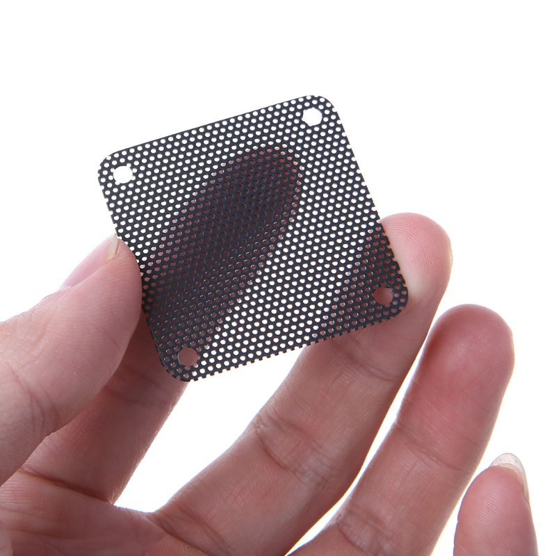 5PCS PVC Fan Dust Filter PC Dustproof Case Cuttable Computer Mesh Cover 40mm Mesh Black