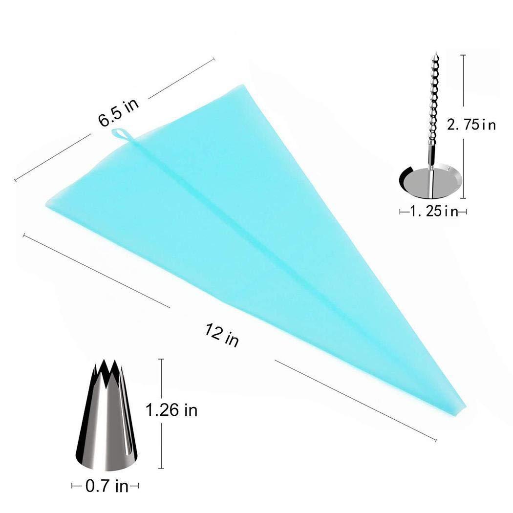 42-pcsDIY cake decorating tool Candy nozzle bakken kit met 36 decoreren mond/knijpen bloem zak/bloem nail/ converter