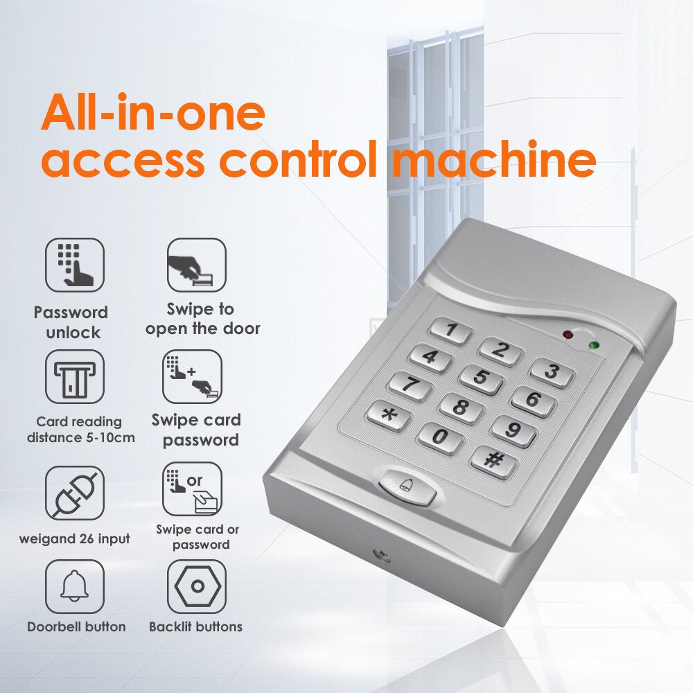 S90 125Khz RFID Access Control Keypad digital Card Reader Door Lock System 6000 user Standalone Access Controller