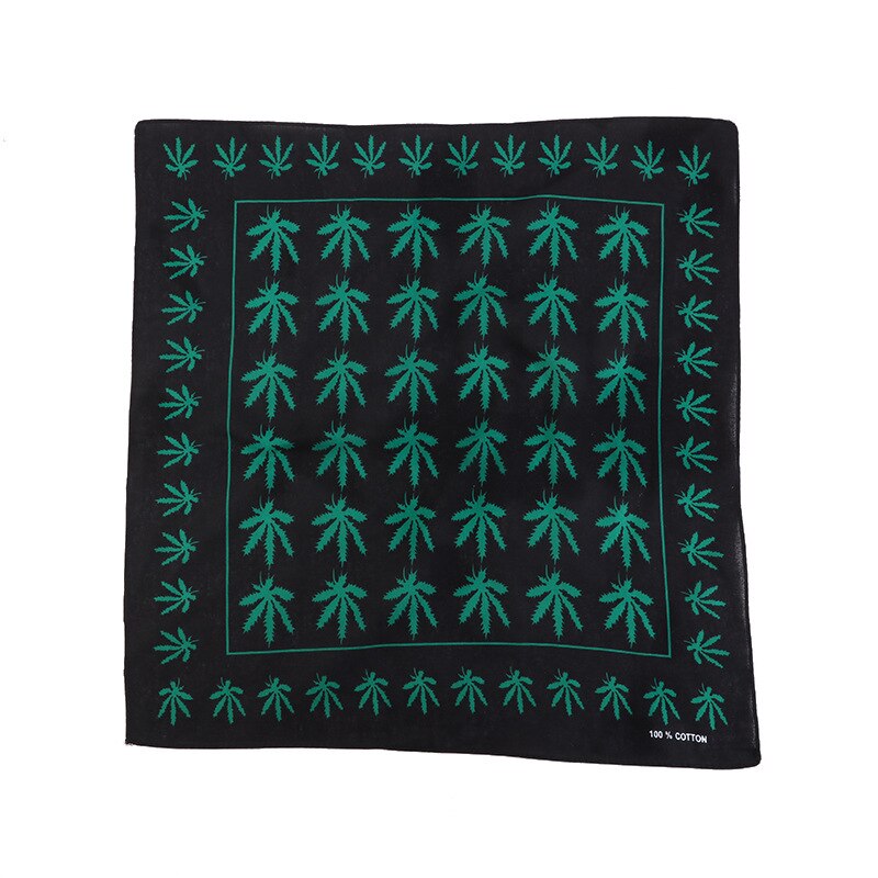 Rasta Style Reggae, foulard carré de poche en coton pour hommes, masque de sport, de cyclisme, bandeau Hip Hop