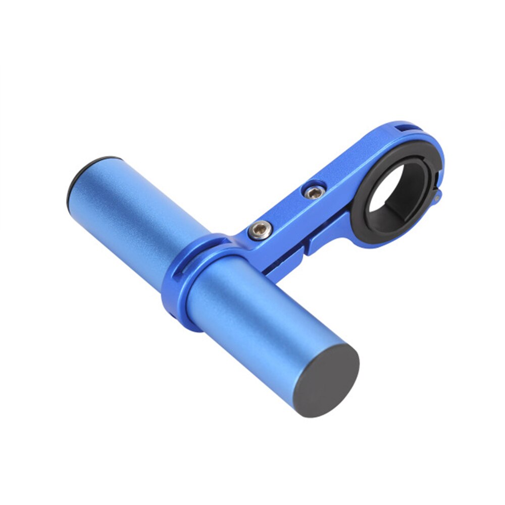 20CM Tube Bicycle Handlebar Extender Mount Mountain Bike Cycling Lamp Holder Accessorie: 10cm Blue