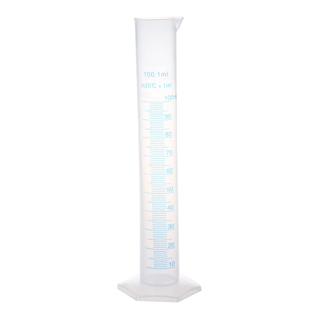 25Cm Hoge 100Ml Plastic Maatcilinder Maatbeker 1 Milliliter