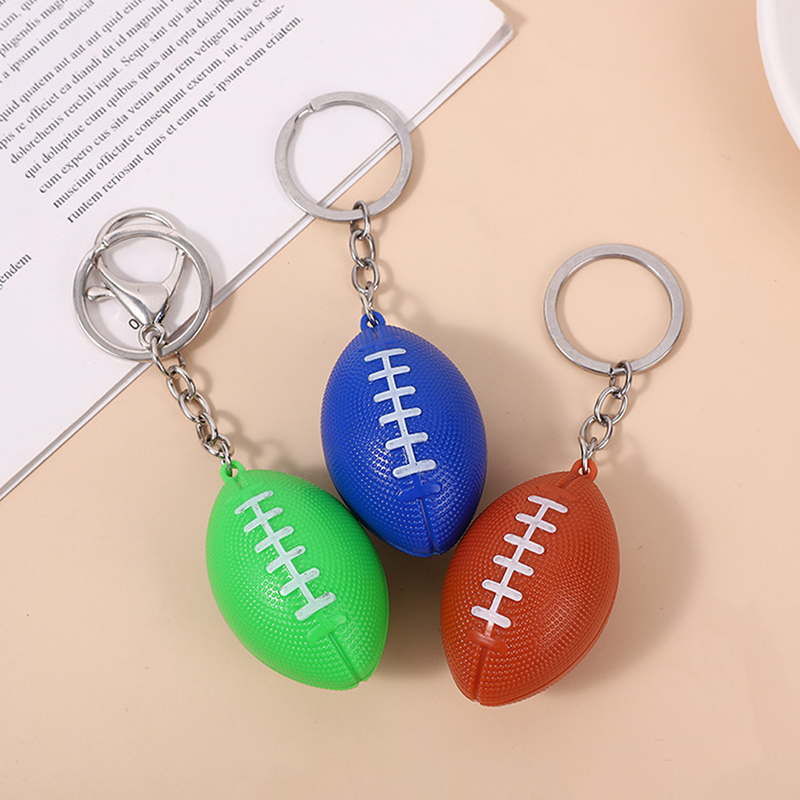 Rugby Sleutelhanger Speler Cadeau Auto Sleutelhanger Rugby Fan Sleutelhanger 4 Kleuren Sportaccessoires |/1 Stuks Rugby Accessoires