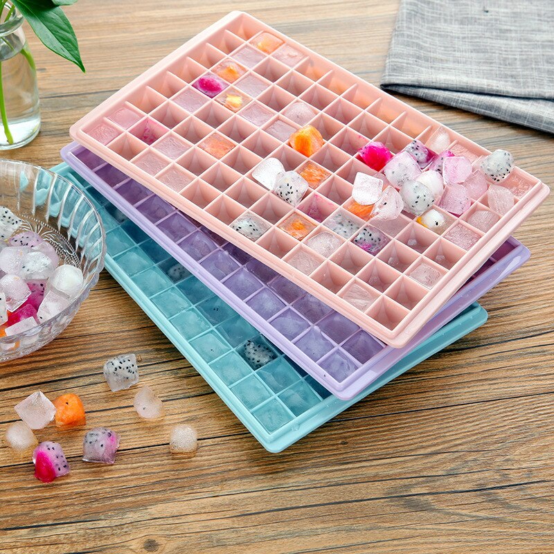 Diamond Ice Tray Ice Box Frozen Ice Cube Mold 60/96 Grids