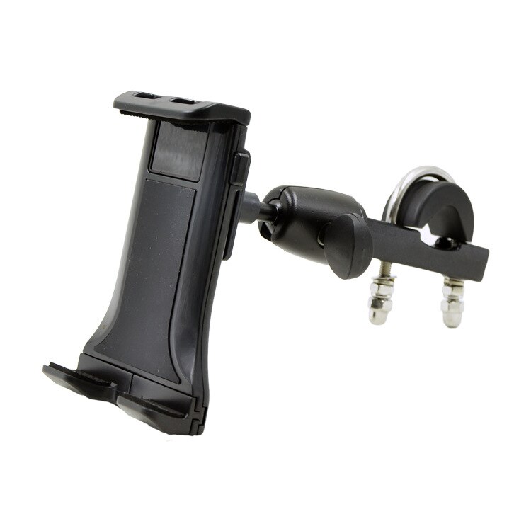 Motorfiets Tablet Houder Muziek Stand Stuur Rail Aluminium Mount Mobiele Telefoon Grip Houder Stand voor 4-12 Mobiele apparaten
