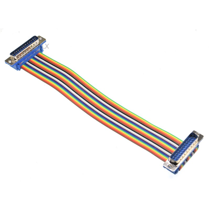 Connecteur de câble DB25 mâle à femelle/mâle à mâle/femelle/femelle, câble d&#39;extension adaptateur de port série d-sub, 1 pièce, 20CM 50CM 1M: MALE TO MALE / 1M