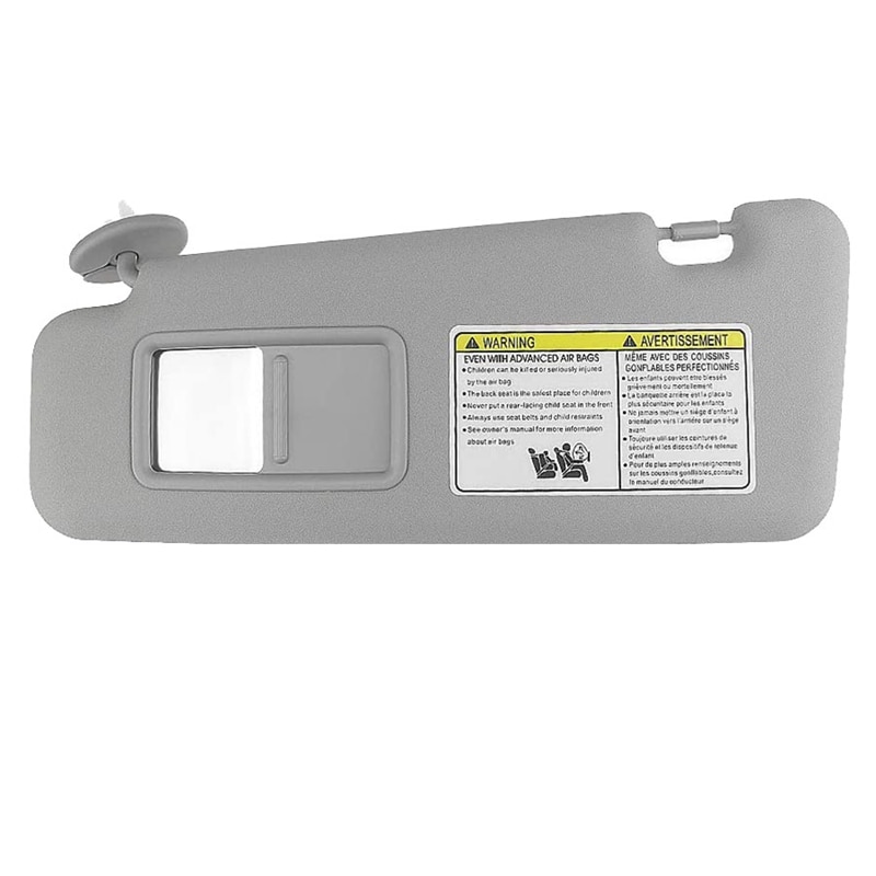 Pare-soleil gauche de conducteur de voiture avec la lumière de vanité pour Toyota Highlander 74320-48500-B0