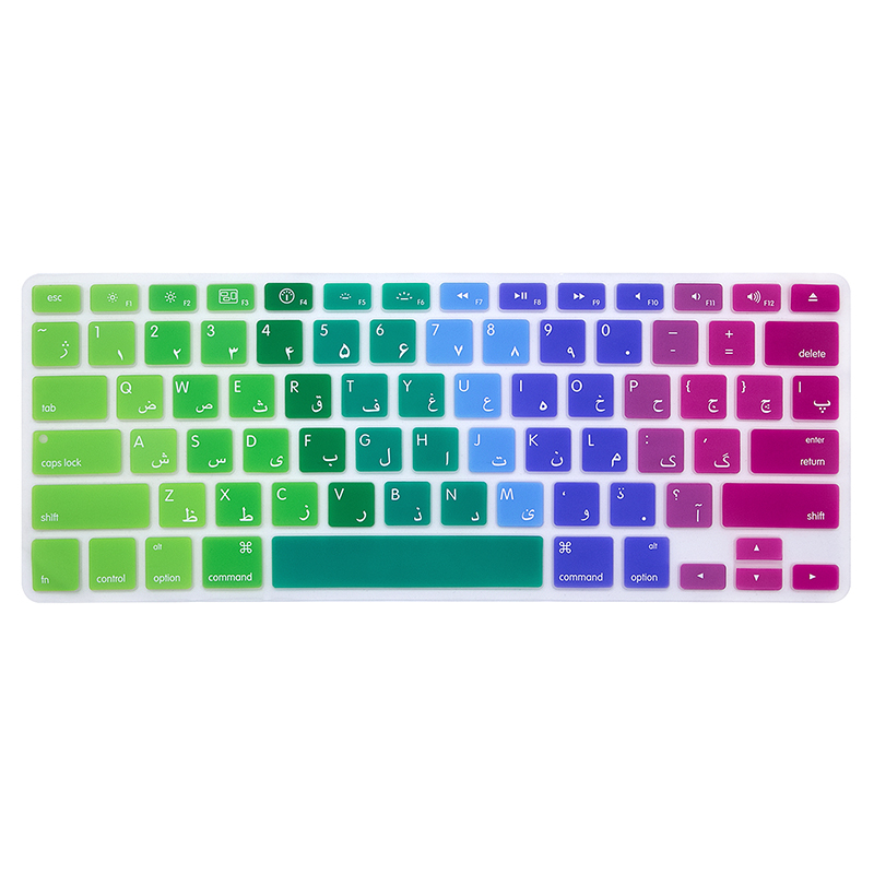 Persian Silicone keyboard Cover US Layout Mac Air 13”A1466 A1369 Pro13/15”(with/Without Retina Display, /Older Versio