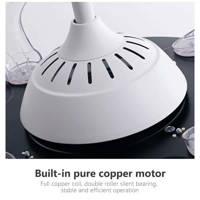 220v invisível ventilador de teto lâmpadas quarto sala estar jantar estudo led moderno e minimalista casa luz pingente