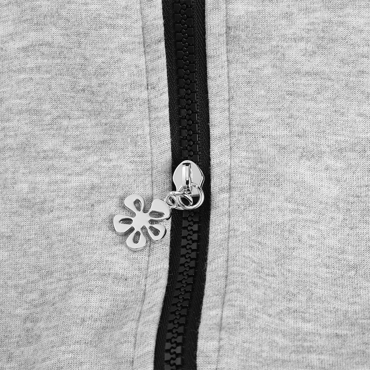 Ensemble de tirettes de fermeture éclair en métal 20 #5 en forme de fleur/cœur, tirettes de fermeture éclair décoratives, artisanat pour la réparation de vêtements de sacs de bagages à faire soi-même