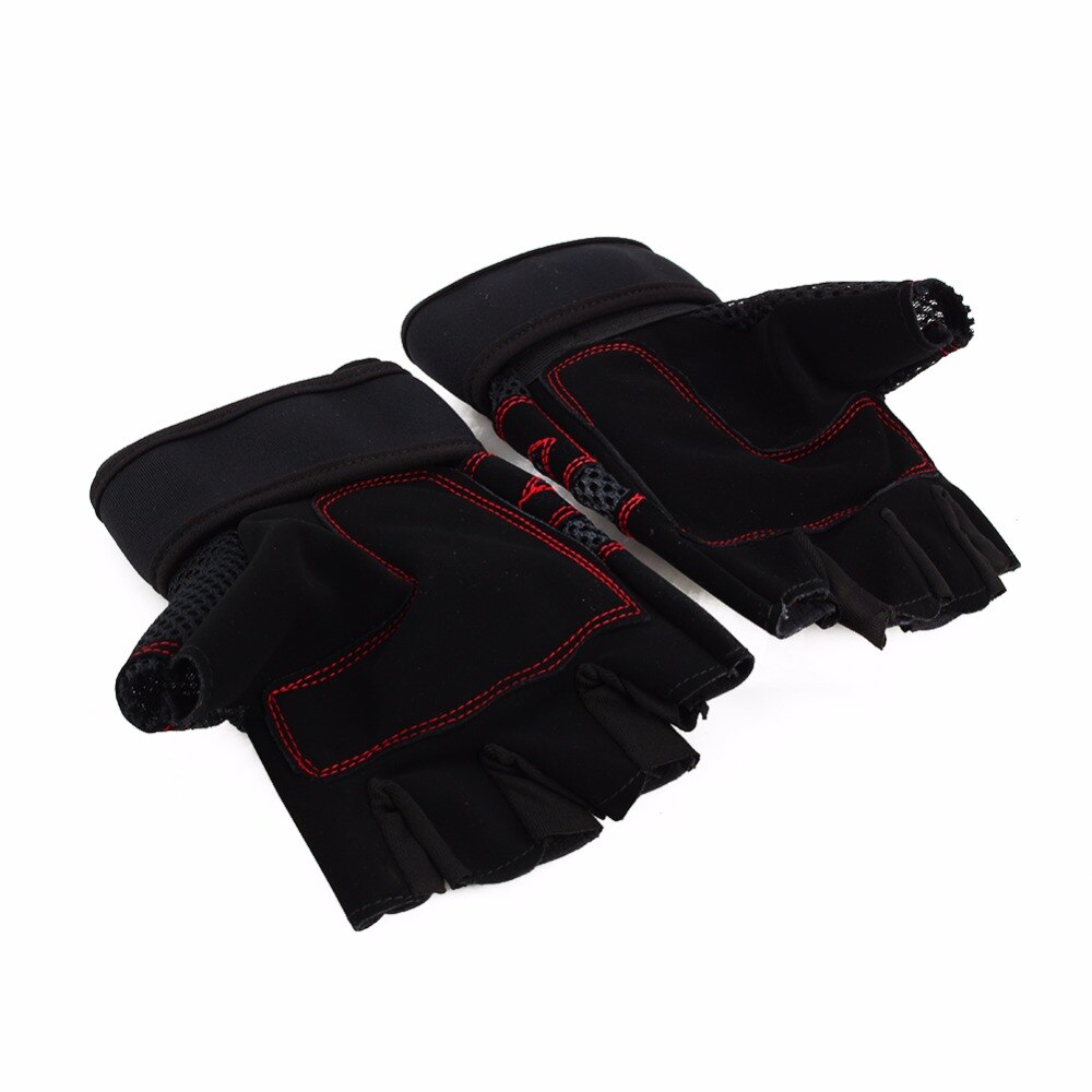 Halvfinger gym handskar fitness sport träning styrkelyft handskar body building träning sport fitness handskar hands protector