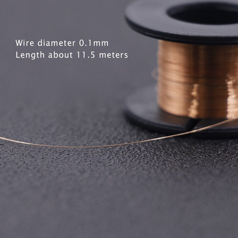 50 Pcs/lot 11.5 Meters DIY 0.1mm Diameter Wire Cable Thin Copper Wire Rotor Enamelled Wire DIY Electromagnet