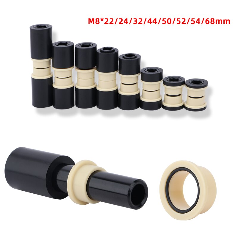 MEROCA Mountainbike Luft Stoßdämpfer 125mm/150mm/165mm/190mm/200mm Rolle Legierung MTB Falten Fahrrad Hinten Schock Radfahren Teile
