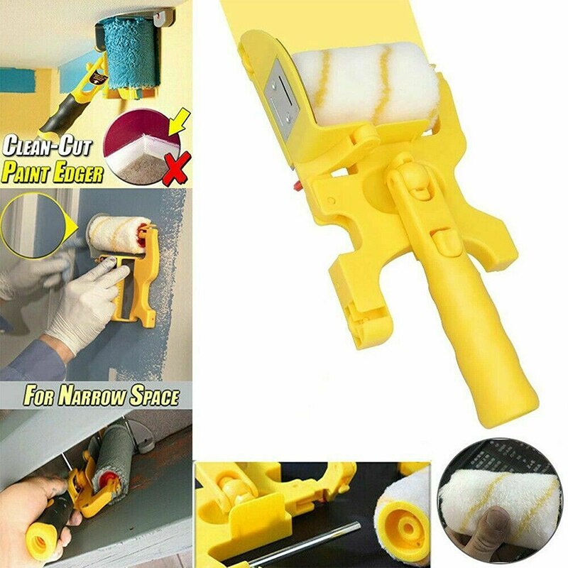 Wall Edge Clean-cut Brush Roller Paint Brush Set Multifunctional Clean-Cut Paint Edger Paint Rollers Tool