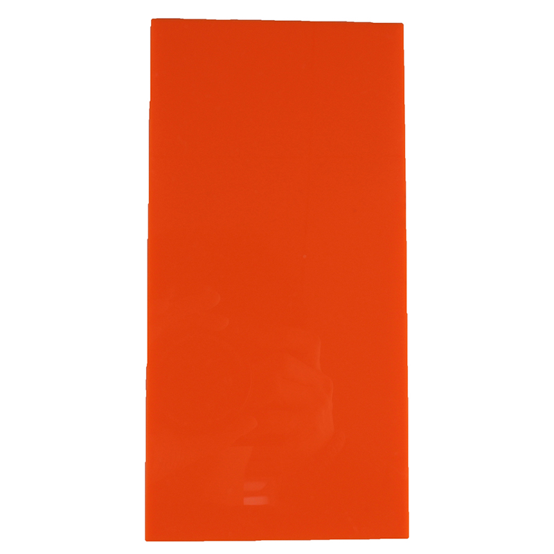1Pc Transparent Acrylic Plexiglass Tinted Sheets/plexiglass plate/acrylic plate black/white/red/green/orange: Orange