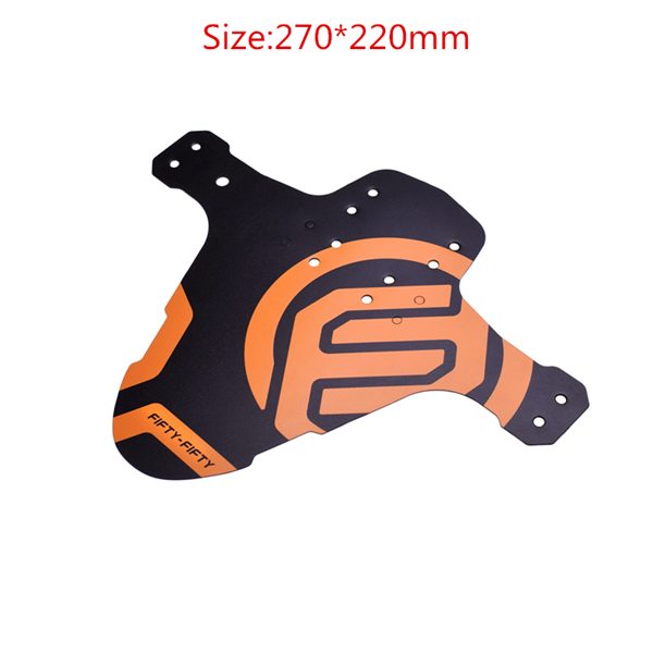 FIFTY-FIFTY Quick Release Mudguard Bicycle Fender Mountain Cycling Front Rear Plastic Bike Accessories MTB Bicycle Parts: Orang