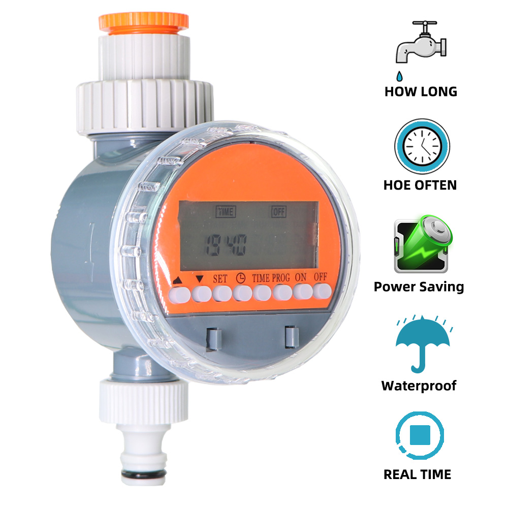 Electronic Ball Valve Water Timer Watering Irrigation Controller Garder Automatic LCD Display for Home Garden Irrigation