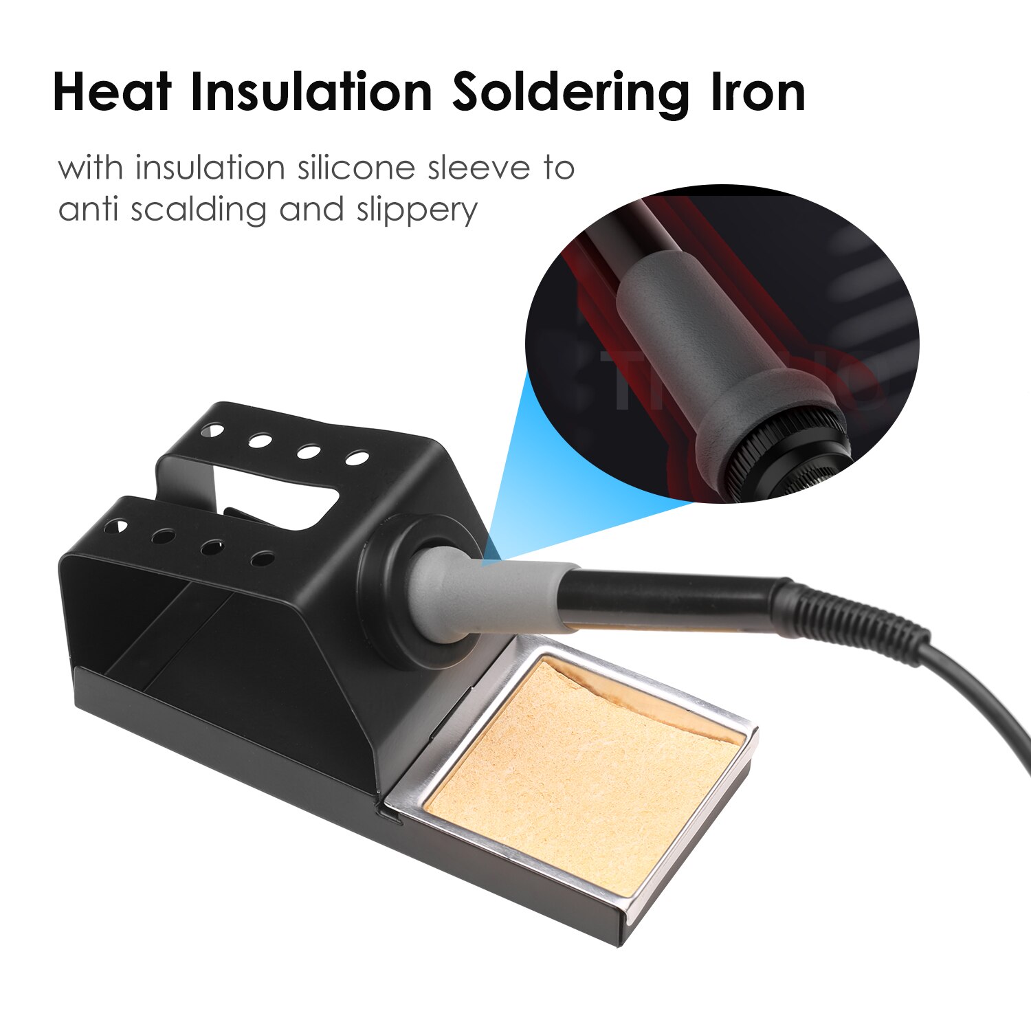 75W Smart Multifunctional Digital Soldering Station Soldering Iron Kit Electric Soldering Iron for Phone PCB IC Welding