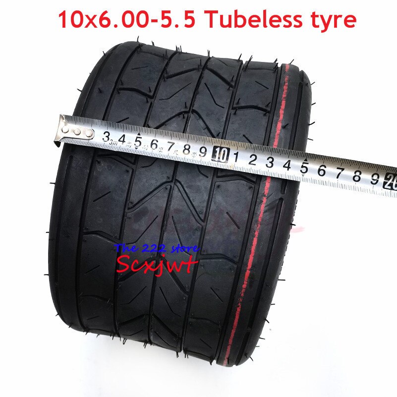 10 inch widened vacuum tyres 10x6.00-5.5 10*6.00-5.5 for small Harley motorcycle Electric scooter motor special tubeless tires