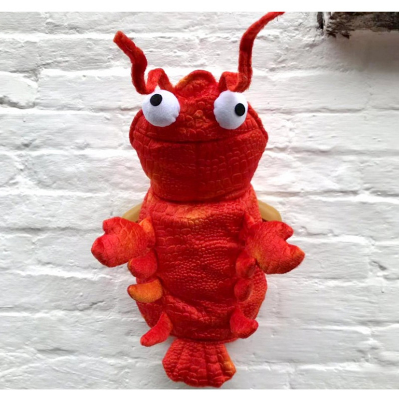 Winter Dog Clothes Halloween Lobster Costume Cat Christmas Suit Dogs Pet Overalls Funny Clothing for French Bulldog AUG8