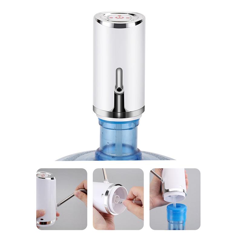 Gold-Plated Smart Pressing Water Device Barrelled Water Extractor Household Electric Water Dispenser Bucket Water Suction Device