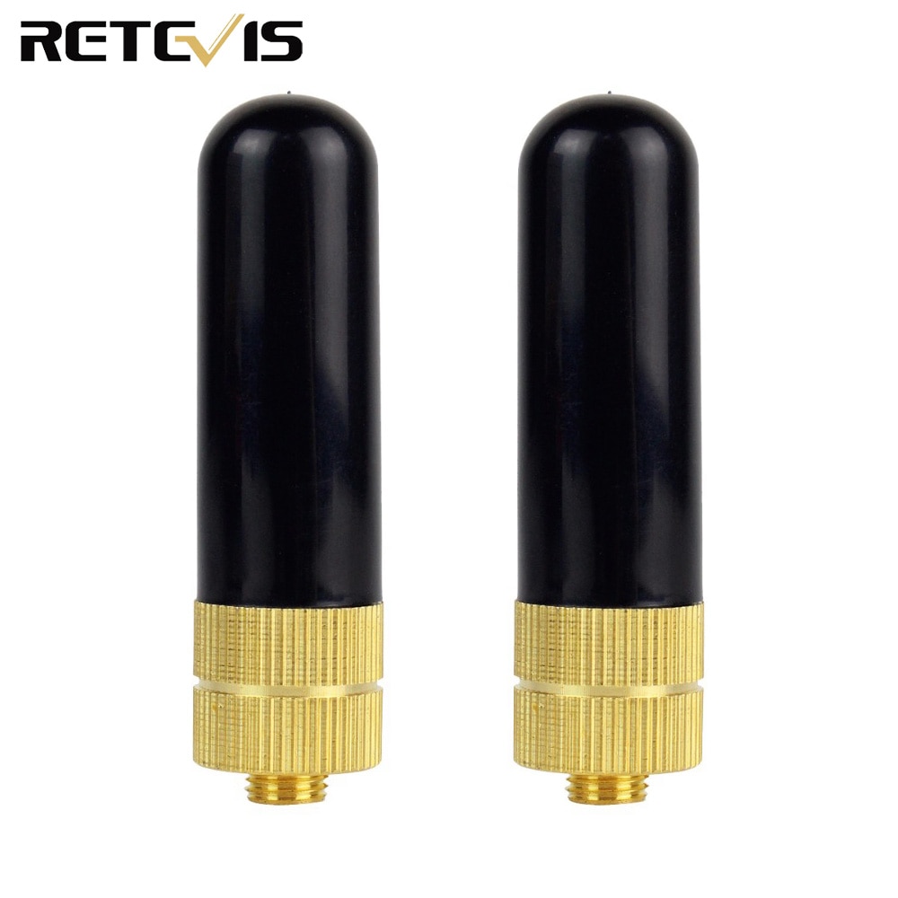 2pcs Retevis RT-805S Antenna For Walkie-talkie SMA-F For Baofeng UV 5R UV-82 For Kenwood RetevisRT-5R Walkie Talkie C9022A