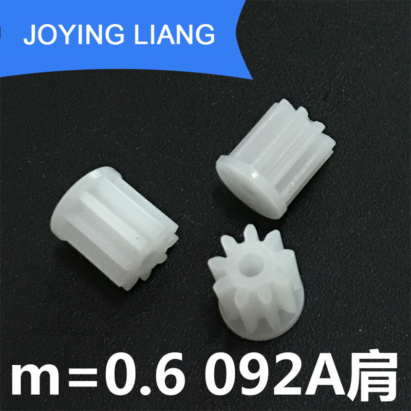 10 Uds la orden de la muestra de 0,6 M de engranajes de plástico 82A 92A-shoulder 102A 102.5A 122A 202.5A 20082B todos Modular M = 0,6 de