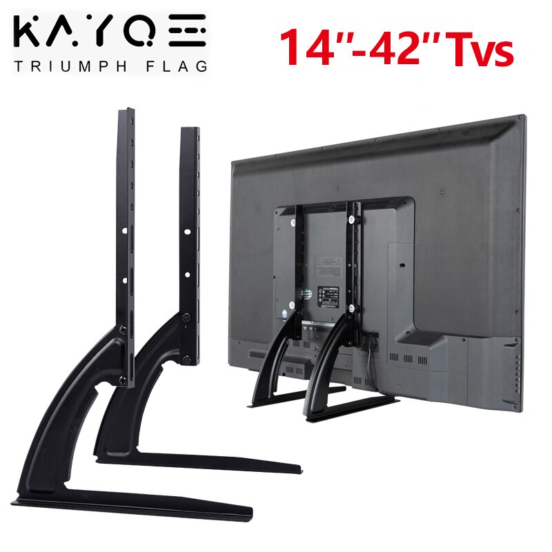 Universal TV Wall Mount Bracket for Most 14-42 Inch LED Plasma TV Mount Stands Up To VESA 400x200mm and 77 LBS Loading Capacity