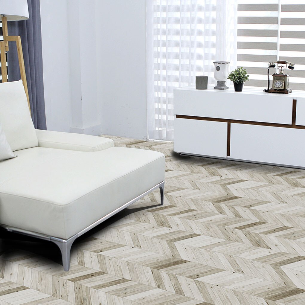 20X300Cm Retro Zelfklevende Pvc Vloer Roll Baksteen Lijn Patroon Hotel Slaapkamer Begane Grond Sticker Pvc Verwijderbare muurstickers