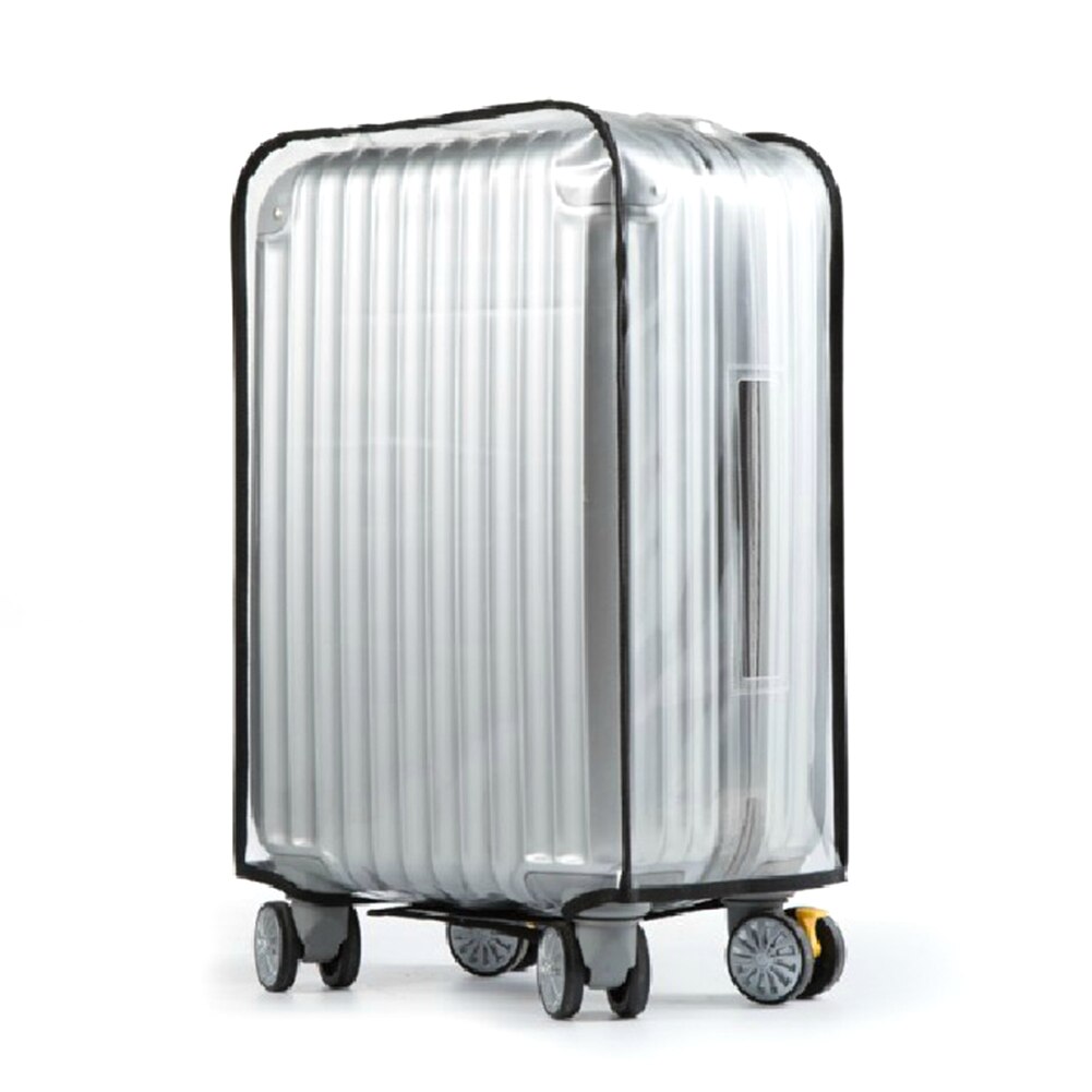 Koffer Abdeckung Reusable Zubehör Schutzhülle PVC Wasserdichte Lagerung Schutz Staub Proof Matt Transparent Zipper Nützlich