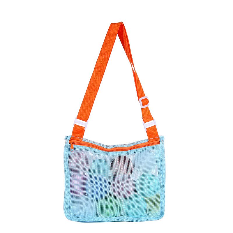 Borsa da spiaggia per bambini portatile per bambini borsa da spiaggia per bambini giocattoli da spiaggia per bambini borse a rete per stoccaggio zaino pieghevole per bambini: Color 7