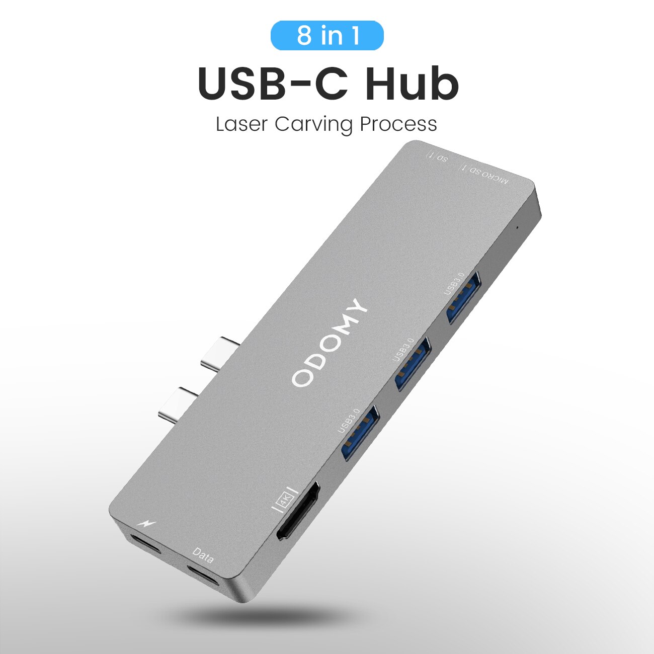 8 in 1 usb-c hub multi-port adapter til macbook pro multiport dock adapter til apple macbook pro 13 " & 15 ": Default Title